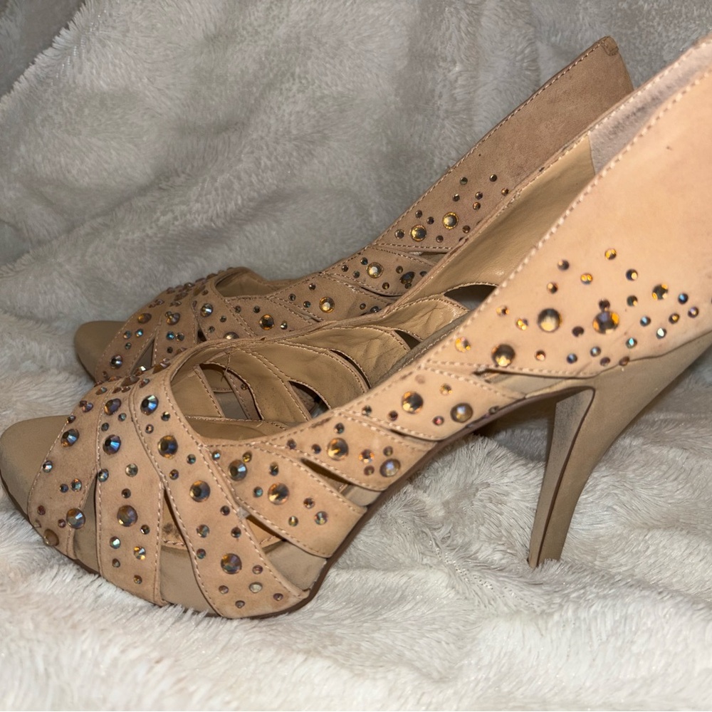 New studded party heels